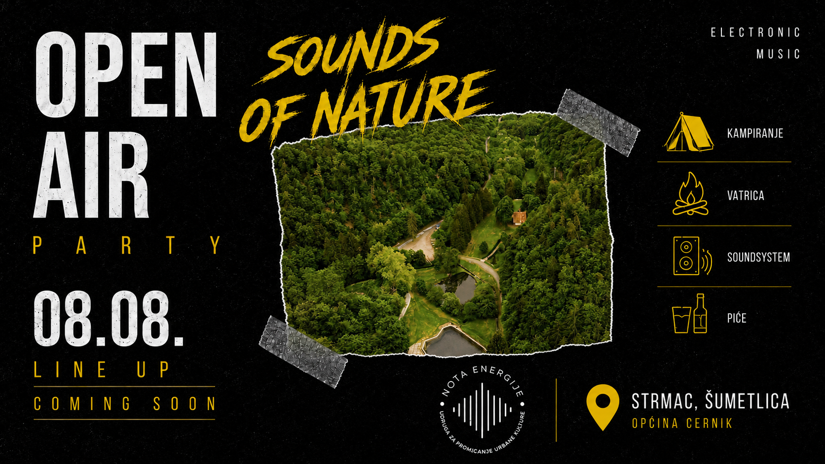 Sound of Nature open-air događaj na Strmcu u Šumetlici