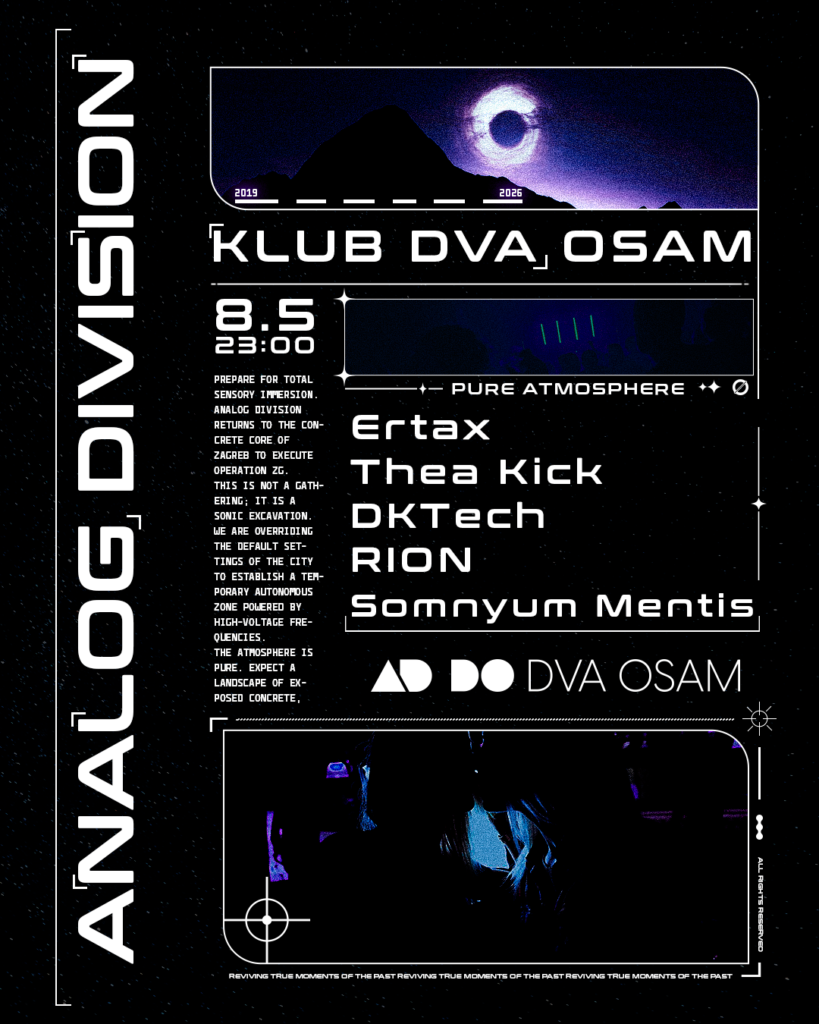 Analog Division – Dva Osam Klub (ZG)