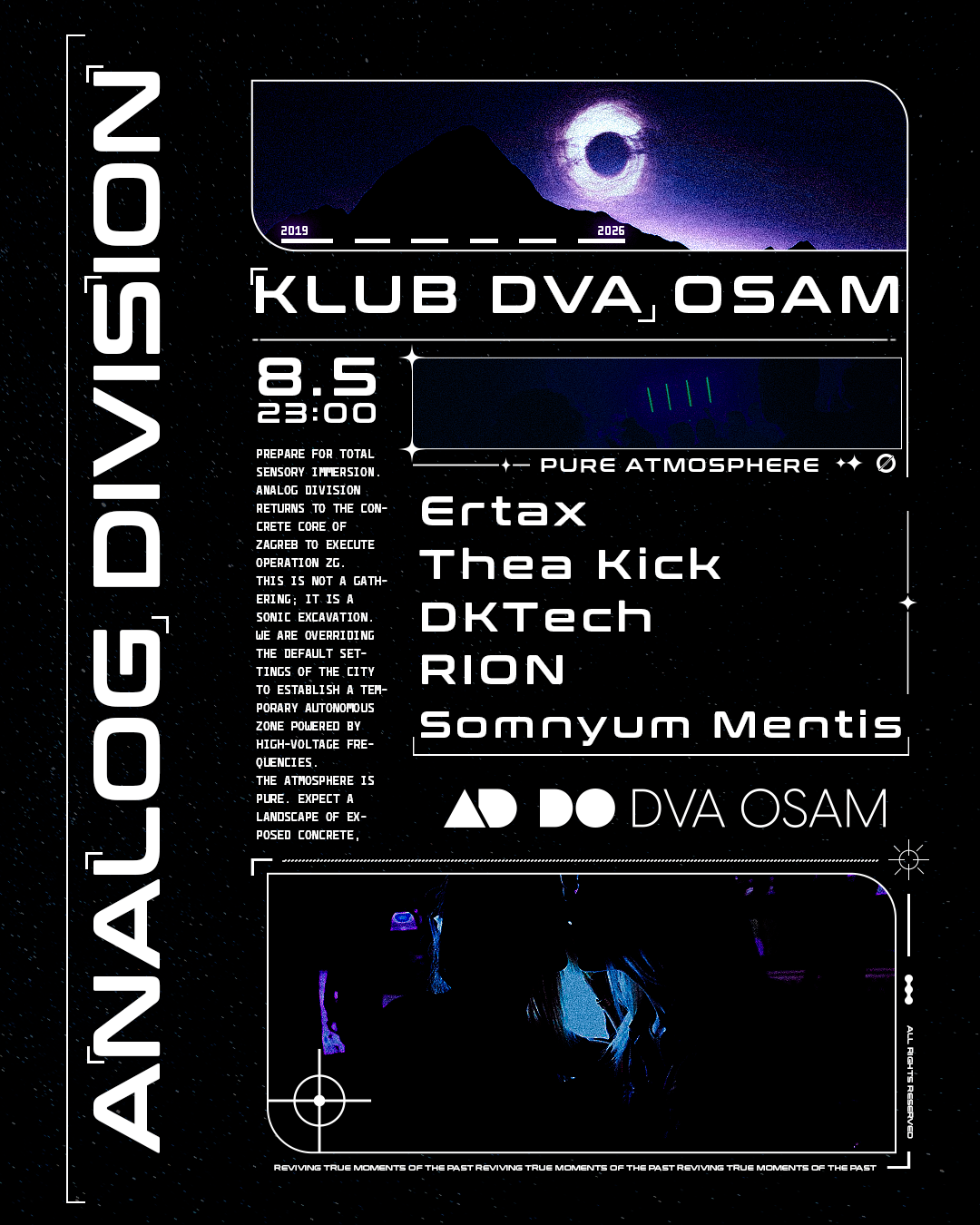 Analog Division – Dva Osam Klub (ZG)